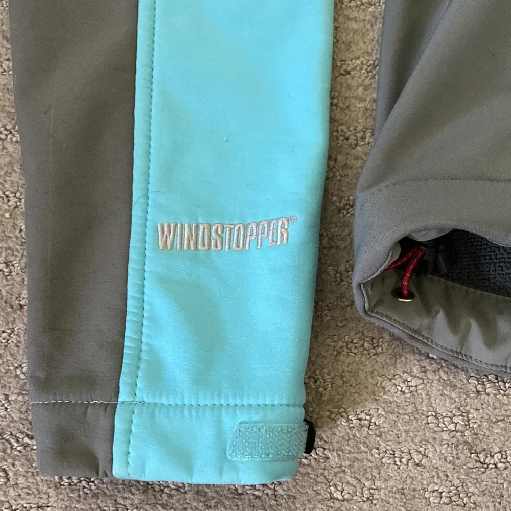 THE NORTH FACE Summit Series blue Windstopper jacket, Med.